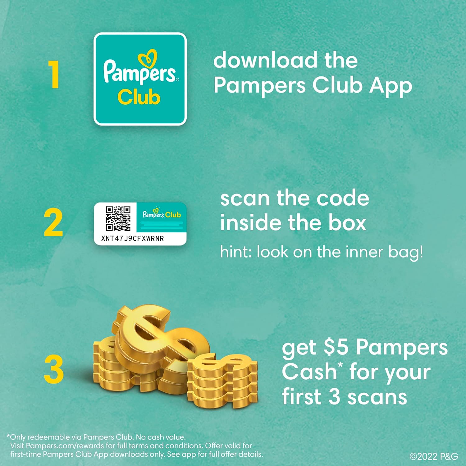 Pampers Pure Protection Diapers Size 0, 31 count - Disposable Diapers - Image 8